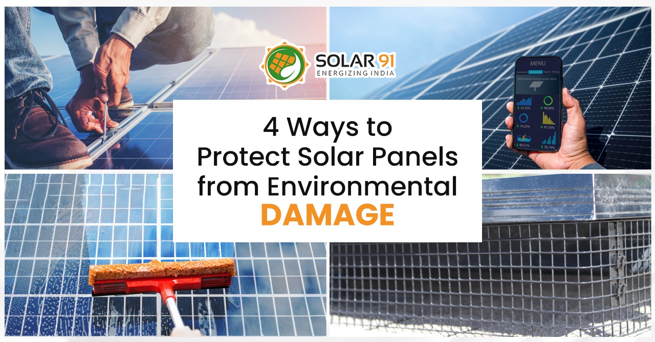 4 Ways to Protect your Solar Panels from Environmental Damage