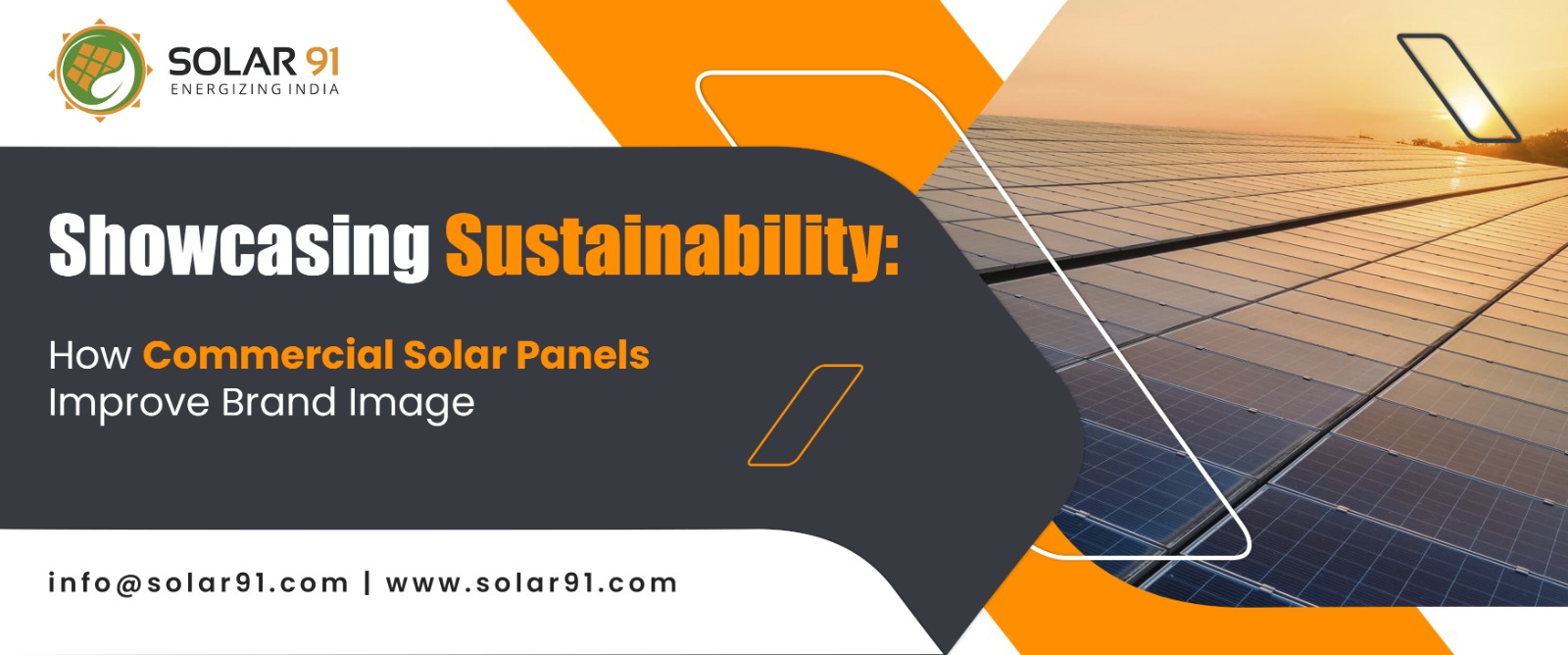 Showcasing Sustainability: How Commercial Solar Panels Improve Brand Image